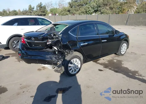 2017 Nissan Sentra S z USA, uszkodzony, nr VIN 3N1AB7AP2HY255272